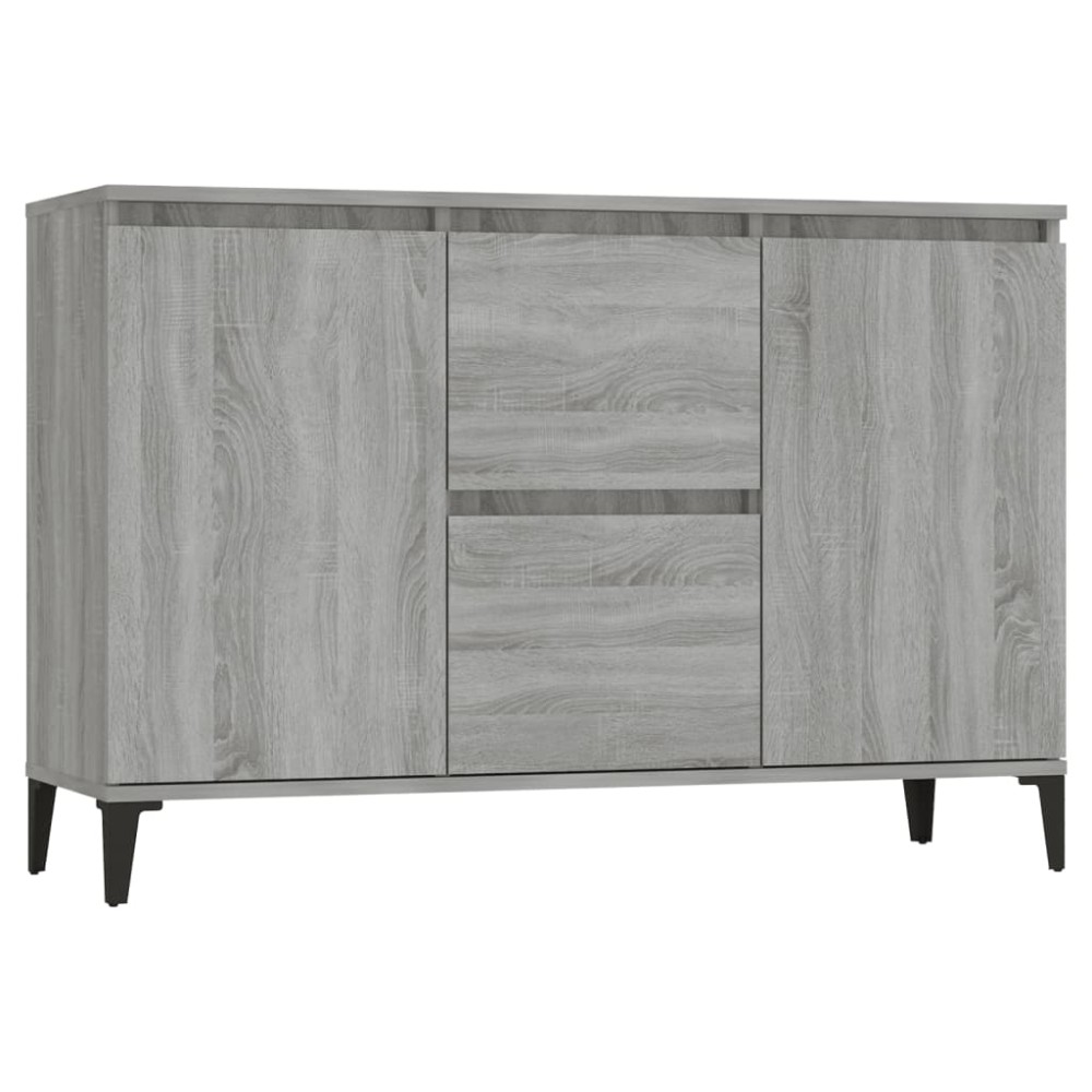 vidaXL Servantă, gri sonoma, 102x35x70 cm, lemn prelucrat