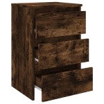 vidaXL Noptiere, 2 buc., stejar fumuriu, 40x35x62,5 cm, lemn prelucrat vidaXL Noptiere, 2 buc., stejar fumuriu, 40x35x62,5 cm, lemn prelucrat