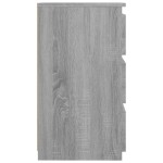 vidaXL Noptieră, gri sonoma, 40x35x62,5 cm, lemn compozit