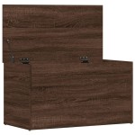 vidaXL Cufăr de depozitare, stejar maro, 84x42x46 cm, lemn compozit