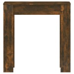 vidaXL Masă bucătărie, stejar afumat, 140x74,5x76 cm, lemn prelucrat vidaXL Masă bucătărie, stejar afumat, 140x74,5x76 cm, lemn prelucrat