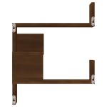 vidaXL Raft colț perete 2 buc stejar maro 40x40x50 cm lemn prelucrat vidaXL Raft colț perete 2 buc stejar maro 40x40x50 cm lemn prelucrat
