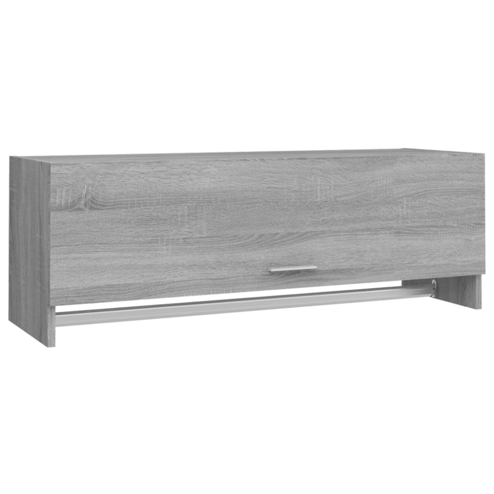 vidaXL Șifonier, gri sonoma, 100x32,5x35 cm, lemn prelucrat