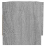 vidaXL Șifonier, gri sonoma, 100x32,5x35 cm, lemn prelucrat vidaXL Șifonier, gri sonoma, 100x32,5x35 cm, lemn prelucrat