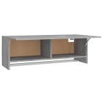 vidaXL Șifonier, gri sonoma, 100x32,5x35 cm, lemn prelucrat vidaXL Șifonier, gri sonoma, 100x32,5x35 cm, lemn prelucrat