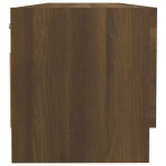 vidaXL Șifonier, stejar maro, 100x32,5x35 cm, lemn prelucrat