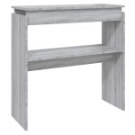 vidaXL Măsuță consolă, gri sonoma, 80x30x80 cm, lemn prelucrat vidaXL Măsuță consolă, gri sonoma, 80x30x80 cm, lemn prelucrat