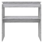 vidaXL Măsuță consolă, gri sonoma, 80x30x80 cm, lemn prelucrat vidaXL Măsuță consolă, gri sonoma, 80x30x80 cm, lemn prelucrat