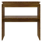 vidaXL Măsuță consolă, stejar maro, 80x30x80 cm, lemn prelucrat vidaXL Măsuță consolă, stejar maro, 80x30x80 cm, lemn prelucrat