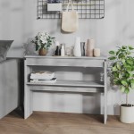 vidaXL Măsuță consolă, gri sonoma, 102x30x80 cm, lemn prelucrat vidaXL Măsuță consolă, gri sonoma, 102x30x80 cm, lemn prelucrat