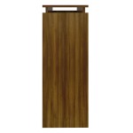 vidaXL Măsuță consolă, stejar maro, 102x30x80 cm, lemn prelucrat vidaXL Măsuță consolă, stejar maro, 102x30x80 cm, lemn prelucrat