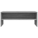 vidaXL Comodă TV, gri sonoma, 100x40x40 cm, lemn compozit vidaXL Comodă TV, gri sonoma, 100x40x40 cm, lemn compozit