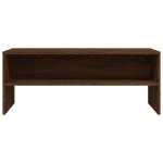 vidaXL Comodă TV, stejar maro, 100x40x40 cm, lemn compozit