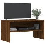 vidaXL Comodă TV, stejar maro, 80x40x40 cm, lemn prelucrat vidaXL Comodă TV, stejar maro, 80x40x40 cm, lemn prelucrat