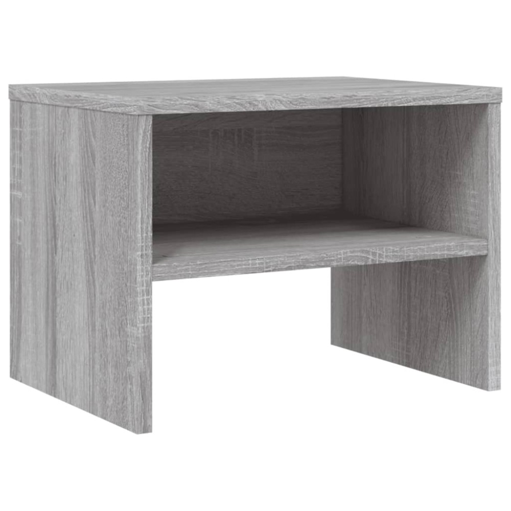 vidaXL Noptieră, gri sonoma, 40x30x30 cm, lemn prelucrat