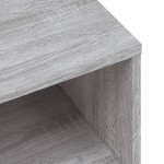 vidaXL Noptieră, gri sonoma, 40x30x30 cm, lemn prelucrat