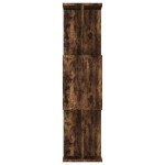 vidaXL Bibliotecă/Separator stejar fumuriu 80x24x96cm lemn prelucrat vidaXL Bibliotecă/Separator stejar fumuriu 80x24x96cm lemn prelucrat