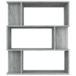 vidaXL Bibliotecă/Separator, sonoma gri, 80x24x96cm, lemn prelucrat vidaXL Bibliotecă/Separator, sonoma gri, 80x24x96cm, lemn prelucrat