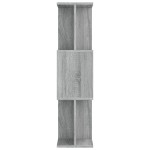 vidaXL Bibliotecă/Separator, sonoma gri, 80x24x96cm, lemn prelucrat vidaXL Bibliotecă/Separator, sonoma gri, 80x24x96cm, lemn prelucrat