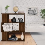 vidaXL Bibliotecă/Separator, stejar maro, 80x24x96 cm , lemn prelucrat vidaXL Bibliotecă/Separator, stejar maro, 80x24x96 cm , lemn prelucrat
