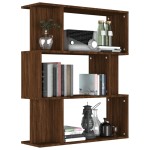 vidaXL Bibliotecă/Separator, stejar maro, 80x24x96 cm , lemn prelucrat vidaXL Bibliotecă/Separator, stejar maro, 80x24x96 cm , lemn prelucrat