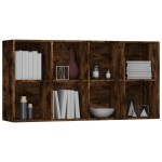 vidaXL Bibliotecă/dulap, stejar fumuriu, 66x30x130 cm, lemn prelucrat vidaXL Bibliotecă/dulap, stejar fumuriu, 66x30x130 cm, lemn prelucrat