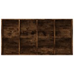vidaXL Bibliotecă/dulap, stejar fumuriu, 66x30x130 cm, lemn prelucrat vidaXL Bibliotecă/dulap, stejar fumuriu, 66x30x130 cm, lemn prelucrat