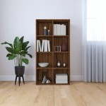 vidaXL Bibliotecă/Servantă, stejar maro, 66x30x130 cm, lemn prelucrat vidaXL Bibliotecă/Servantă, stejar maro, 66x30x130 cm, lemn prelucrat