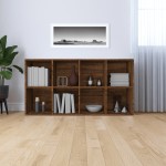 vidaXL Bibliotecă/Servantă, stejar maro, 66x30x130 cm, lemn prelucrat vidaXL Bibliotecă/Servantă, stejar maro, 66x30x130 cm, lemn prelucrat
