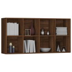 vidaXL Bibliotecă/Servantă, stejar maro, 66x30x130 cm, lemn prelucrat vidaXL Bibliotecă/Servantă, stejar maro, 66x30x130 cm, lemn prelucrat