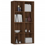 vidaXL Bibliotecă/Servantă, stejar maro, 66x30x130 cm, lemn prelucrat vidaXL Bibliotecă/Servantă, stejar maro, 66x30x130 cm, lemn prelucrat