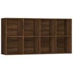 vidaXL Bibliotecă/Servantă, stejar maro, 66x30x130 cm, lemn prelucrat vidaXL Bibliotecă/Servantă, stejar maro, 66x30x130 cm, lemn prelucrat