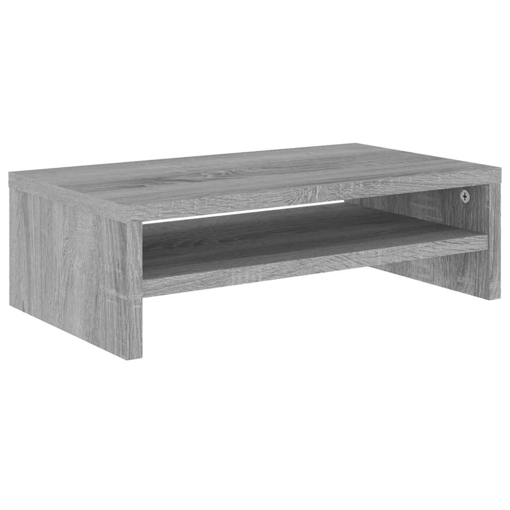 vidaXL Suport pentru monitor gri sonoma 42x24x13 cm lemn prelucrat
