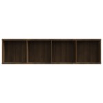vidaXL Bibliotecă/dulap TV stejar maro 143x30x36 cm lemn prelucrat vidaXL Bibliotecă/dulap TV stejar maro 143x30x36 cm lemn prelucrat