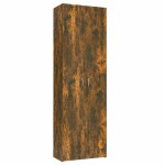 vidaXL Dulap de birou stejar fumuriu 60x32x190 cm lemn prelucrat vidaXL Dulap de birou stejar fumuriu 60x32x190 cm lemn prelucrat