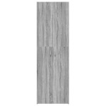 vidaXL Dulap de birou, gri sonoma, 60x32x190 cm, lemn prelucrat vidaXL Dulap de birou, gri sonoma, 60x32x190 cm, lemn prelucrat