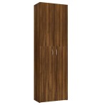 vidaXL Dulap de birou, stejar maro, 60x32x190 cm, lemn prelucrat vidaXL Dulap de birou, stejar maro, 60x32x190 cm, lemn prelucrat