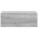 vidaXL Noptieră plutitoare, gri sonoma, 40x30x15 cm, lemn prelucrat