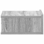 vidaXL Noptieră plutitoare, gri sonoma, 40x30x15 cm, lemn prelucrat