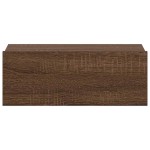 vidaXL Noptieră plutitoare, stejar maro, 40x30x15 cm, lemn prelucrat