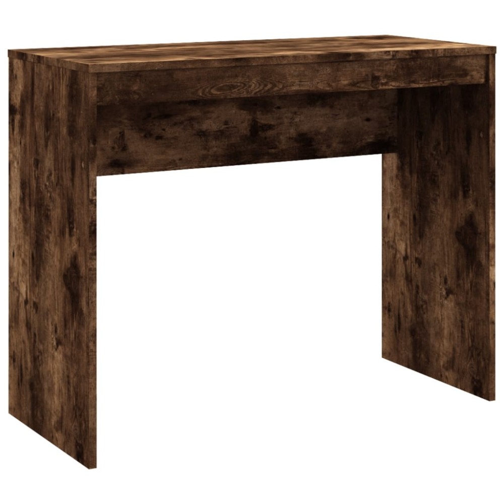 vidaXL Birou, stejar fumuriu, 90x40x72 cm, lemn prelucrat