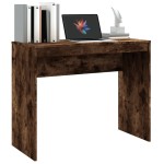 vidaXL Birou, stejar fumuriu, 90x40x72 cm, lemn prelucrat