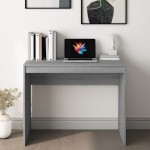 vidaXL Birou, gri sonoma, 90x40x72 cm, lemn prelucrat