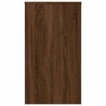 vidaXL Birou, stejar maro, 90x40x72 cm, lemn prelucrat