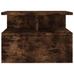 vidaXL Noptiere plutitoare 2 buc. stejar fumuriu 40x31x27 cm lemn vidaXL Noptiere plutitoare 2 buc. stejar fumuriu 40x31x27 cm lemn