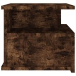 vidaXL Noptiere plutitoare 2 buc. stejar fumuriu 40x31x27 cm lemn vidaXL Noptiere plutitoare 2 buc. stejar fumuriu 40x31x27 cm lemn