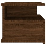 vidaXL Noptieră plutitoare, stejar maro, 40x31x27 cm, lemn prelucrat