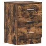 vidaXL Noptiere, 2 buc., stejar fumuriu, 38x35x56 cm, lemn prelucrat vidaXL Noptiere, 2 buc., stejar fumuriu, 38x35x56 cm, lemn prelucrat