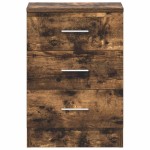 vidaXL Noptiere, 2 buc., stejar fumuriu, 38x35x56 cm, lemn prelucrat vidaXL Noptiere, 2 buc., stejar fumuriu, 38x35x56 cm, lemn prelucrat