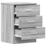 vidaXL Noptieră, 2 buc., gri sonoma, 38x35x56 cm, lemn prelucrat vidaXL Noptieră, 2 buc., gri sonoma, 38x35x56 cm, lemn prelucrat